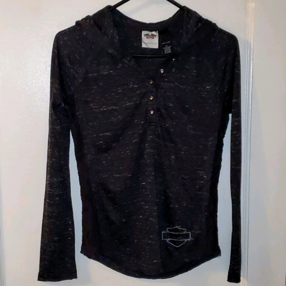 Harley-Davidson semi sheer and lace hoodie